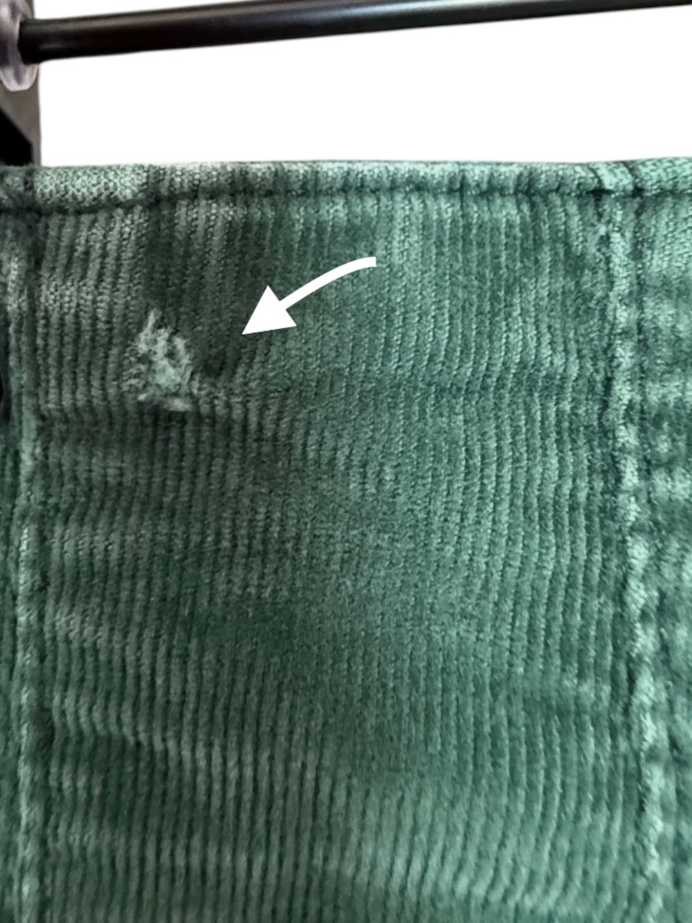 Free People We The Free Jayde Cord Green Flare Pants Sz 28 - Picture 10 of 10
